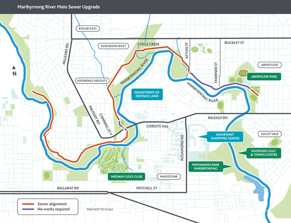 Maribyrnong River Main (MRM) Sewer Upgrade | Melbourne Water