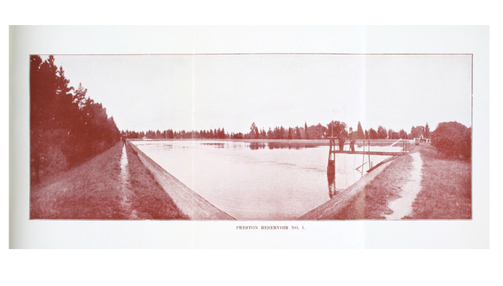 Historical photo Preston Reservoir 