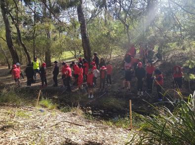 Pupils at Westbreen Creek