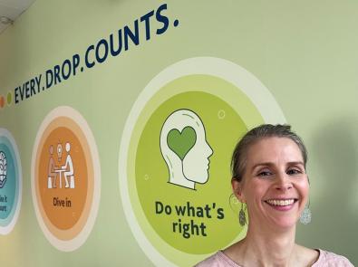 Lindsay Studer celebrates Women in Engineering Day 2024 at Melbourne Water Head Office