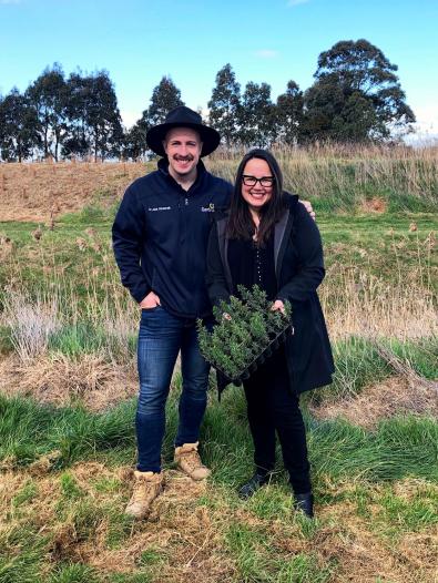 Water Minister Harriet Shing with Cardinia Shire Council deputy mayor Cr Jack Kowarzik