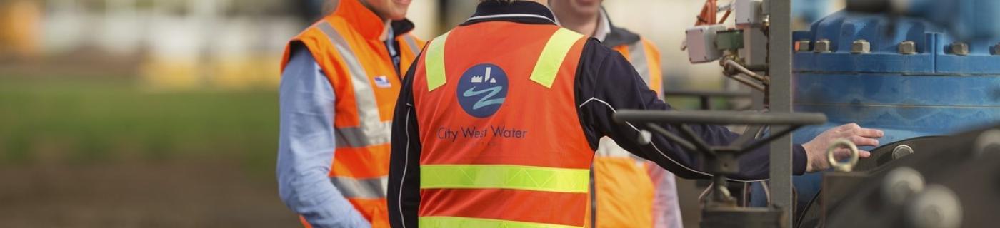 Melbourne Water and City West Water staff, CWW Recycled Water Plant