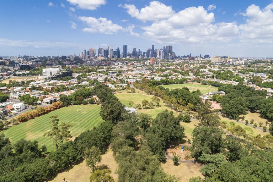 Melbourne city skyline